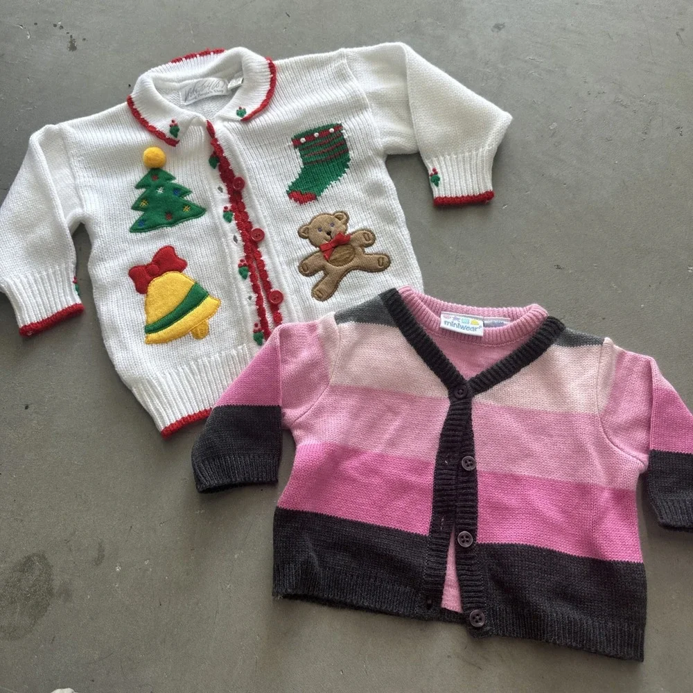 RESELLER BUNDLE!! Vintage Baby & Kids Knit SWEATERS! Lot Of 30! Sz 0-6!